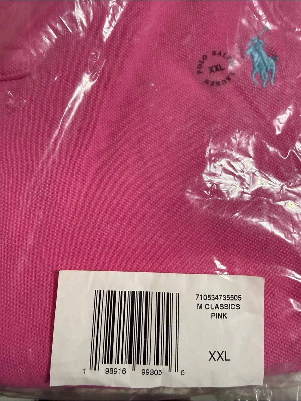 Polo by Ralph Lauren Bright Pink Classic Fit Polo